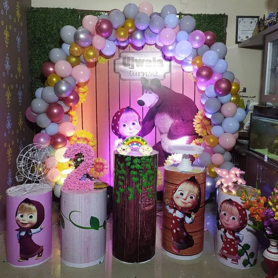 3. Masha and the Bear Party — photo inspiration