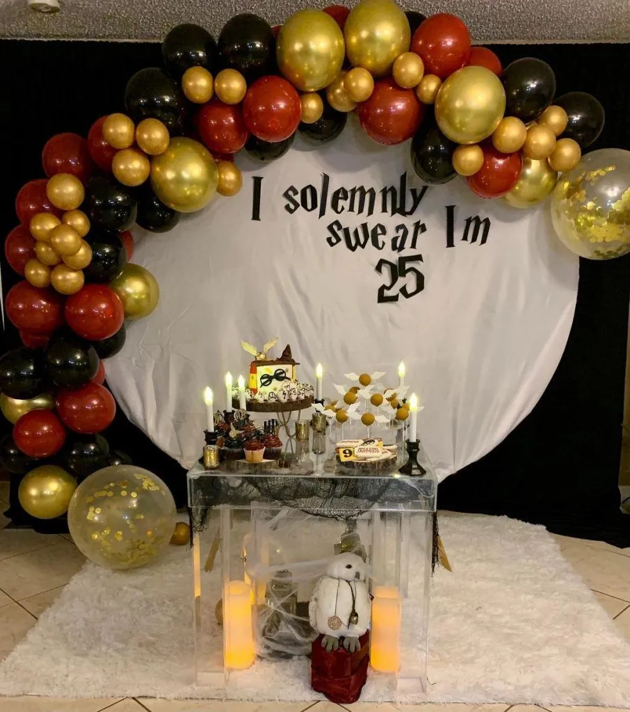 10. Hogwarts Backdrop Banner — photo inspiration