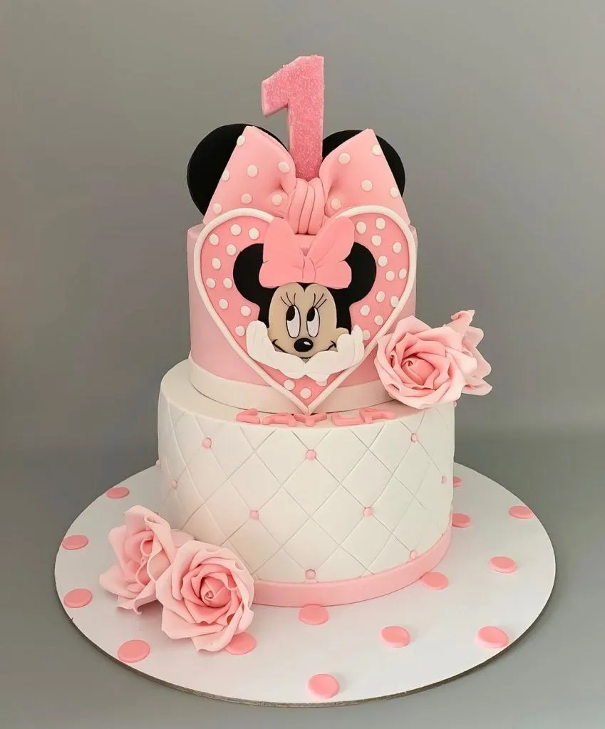 1st Baby Girl Birthday Party Cakes — inspiration 23
