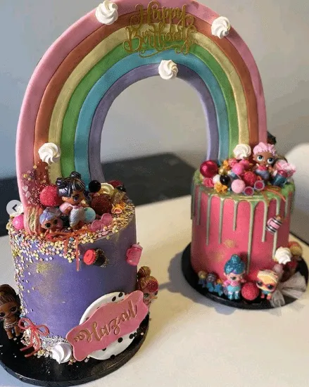 5. Duo Surprise Lol Birthday Cake — photo inspiration