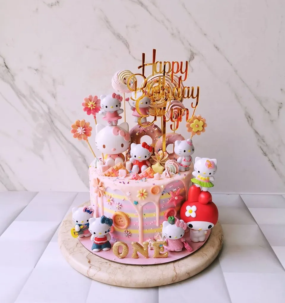 1st Baby Girl Birthday Party Cakes — inspiration 30