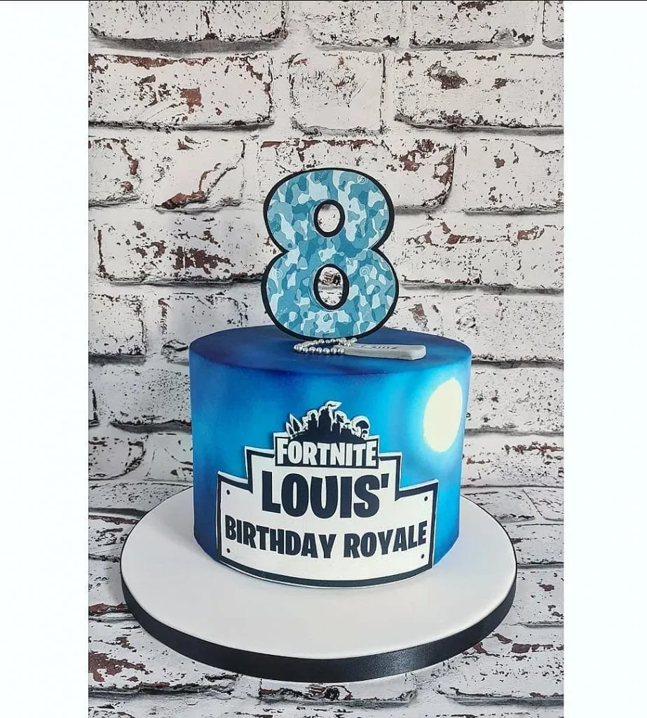 17. Number Shaped Cake — photo inspiration