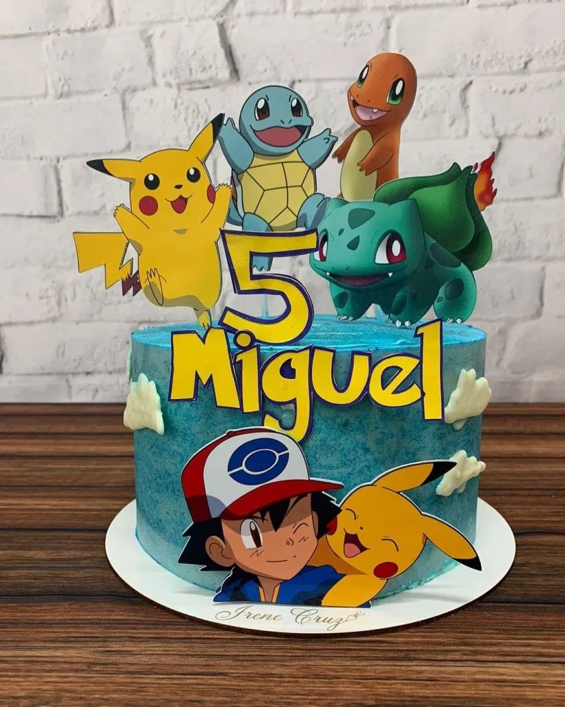 12. Bulbasaur Cake — photo inspiration