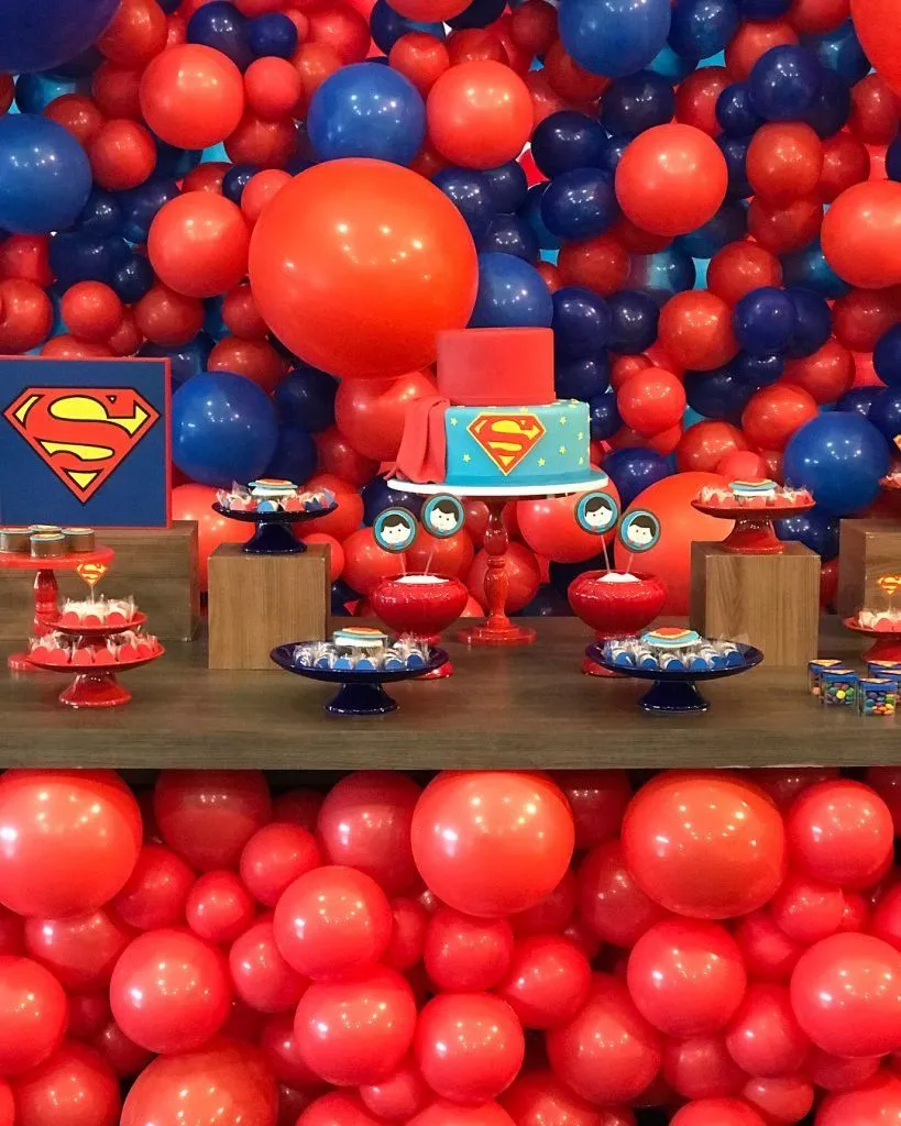 2. Superman Backdrop Banner — photo inspiration