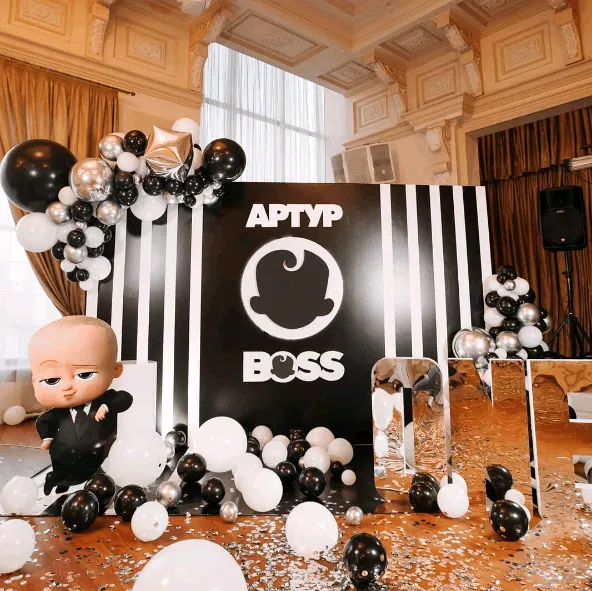 8. Baby Boss Cartoon Stand — photo inspiration