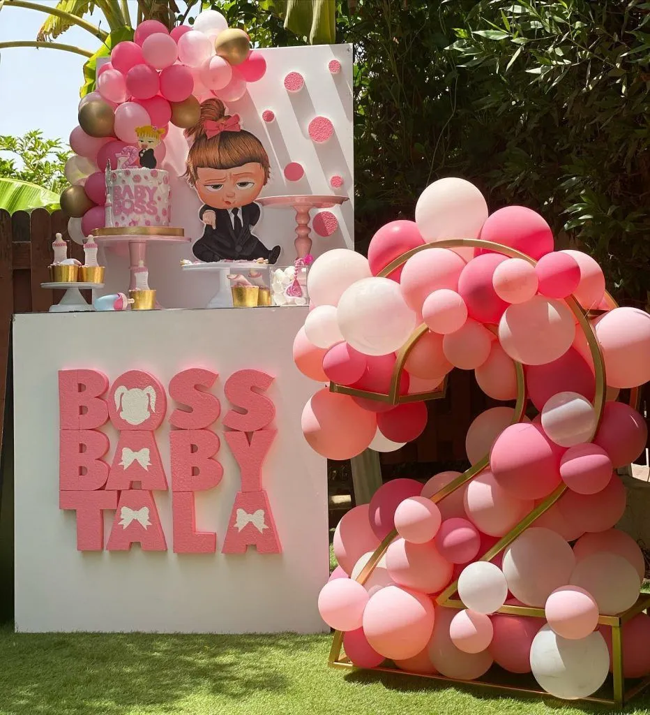 6. Baloon Concept for Boss Baby Girl Birthday Party Ideas — photo inspiration