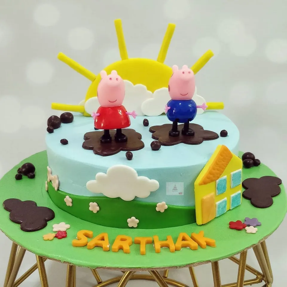 18. Bluey Cake — photo inspiration
