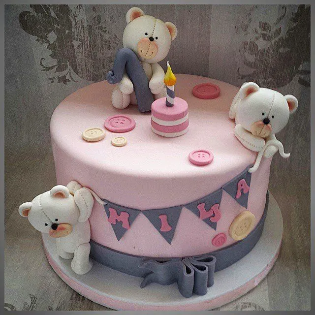 16. Teddy Bear Cake — photo inspiration