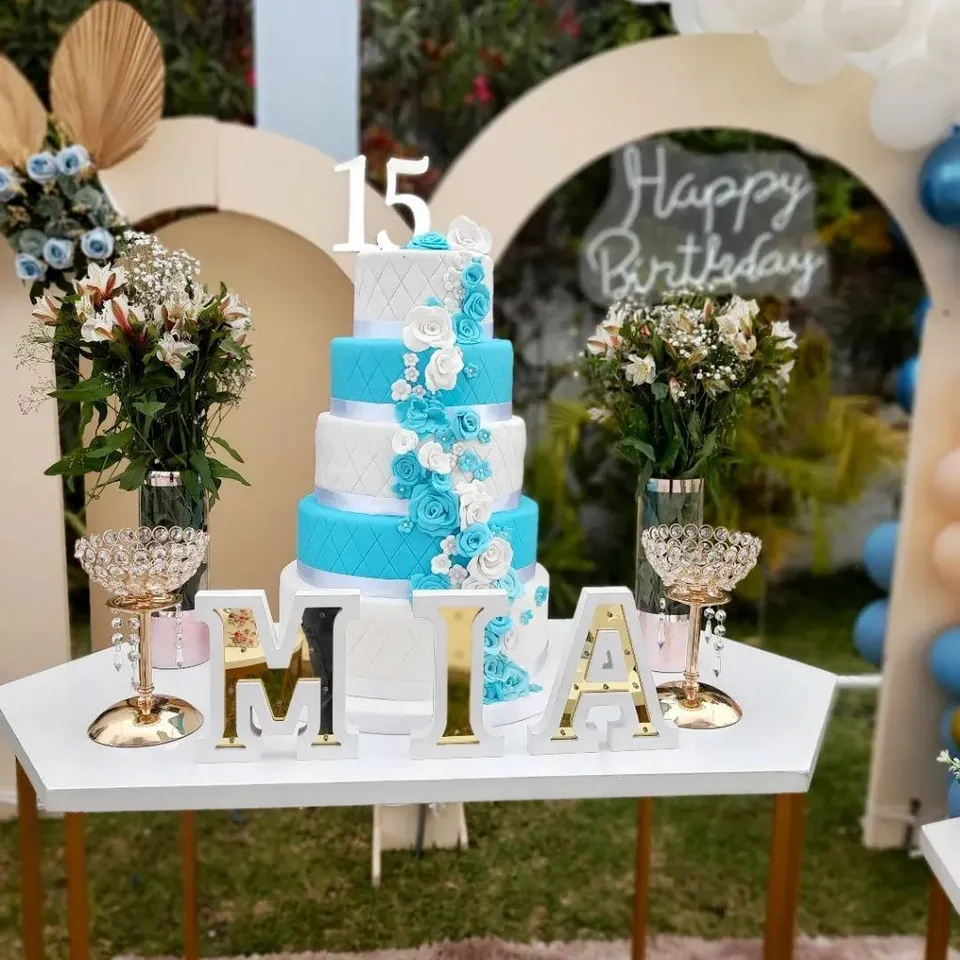 9. Golden-Blue Party — photo inspiration