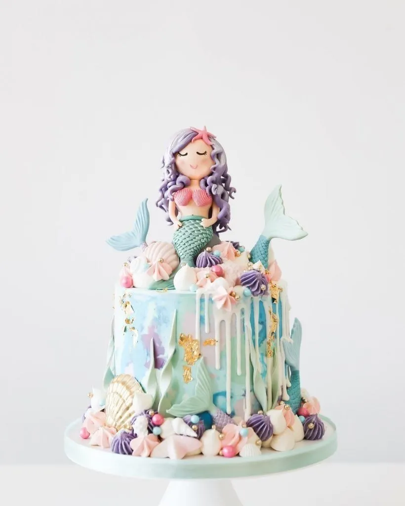 2. Mermaid Cake — photo inspiration