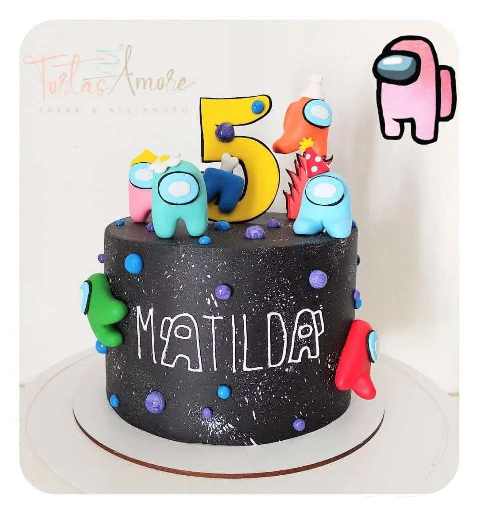Among Us Birthday Cake — photo inspiration