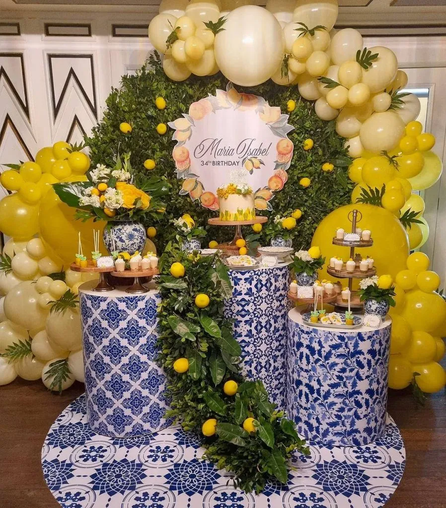 3.Big Yellow-White Balloons — photo inspiration