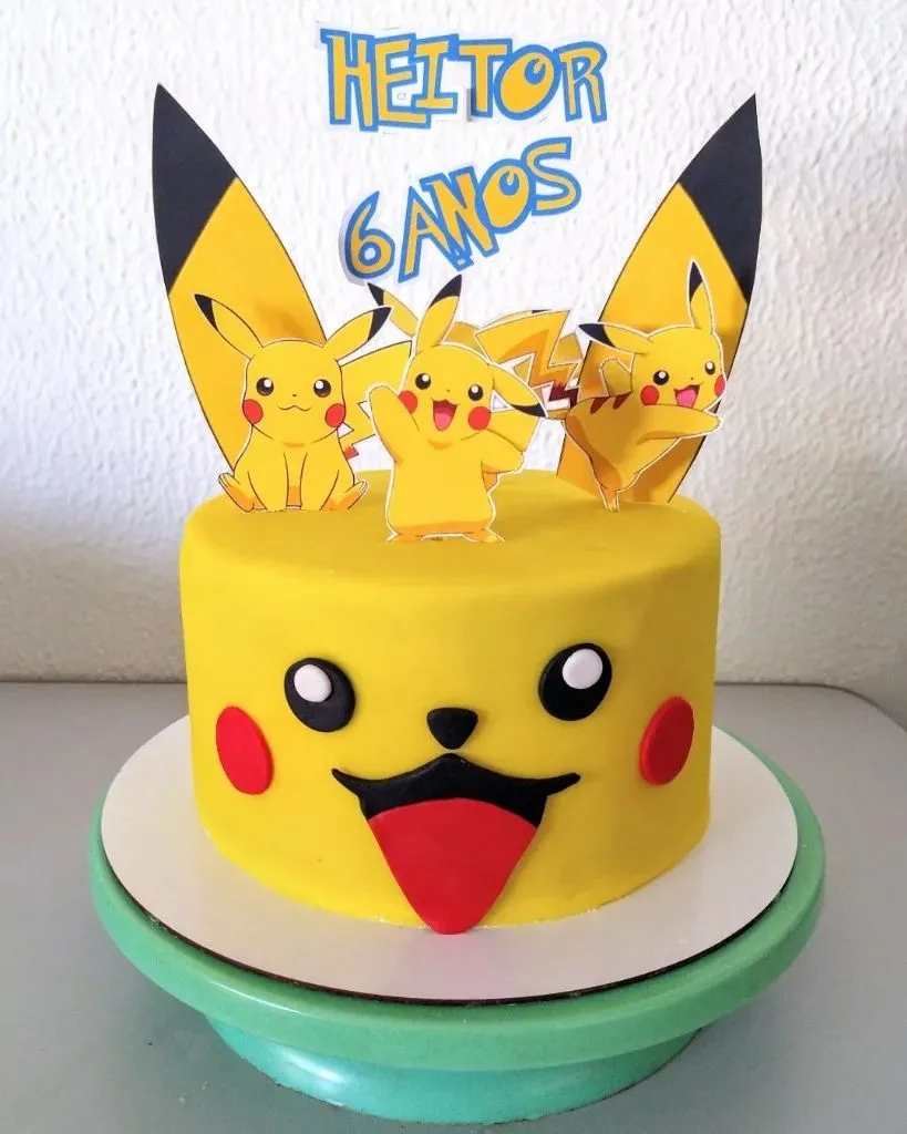 15. Pikachu Cake — photo inspiration