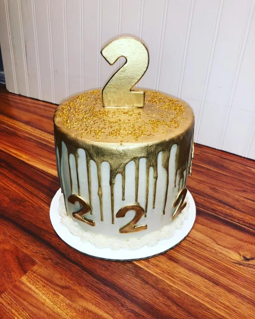 12. Numbered Cake — photo inspiration