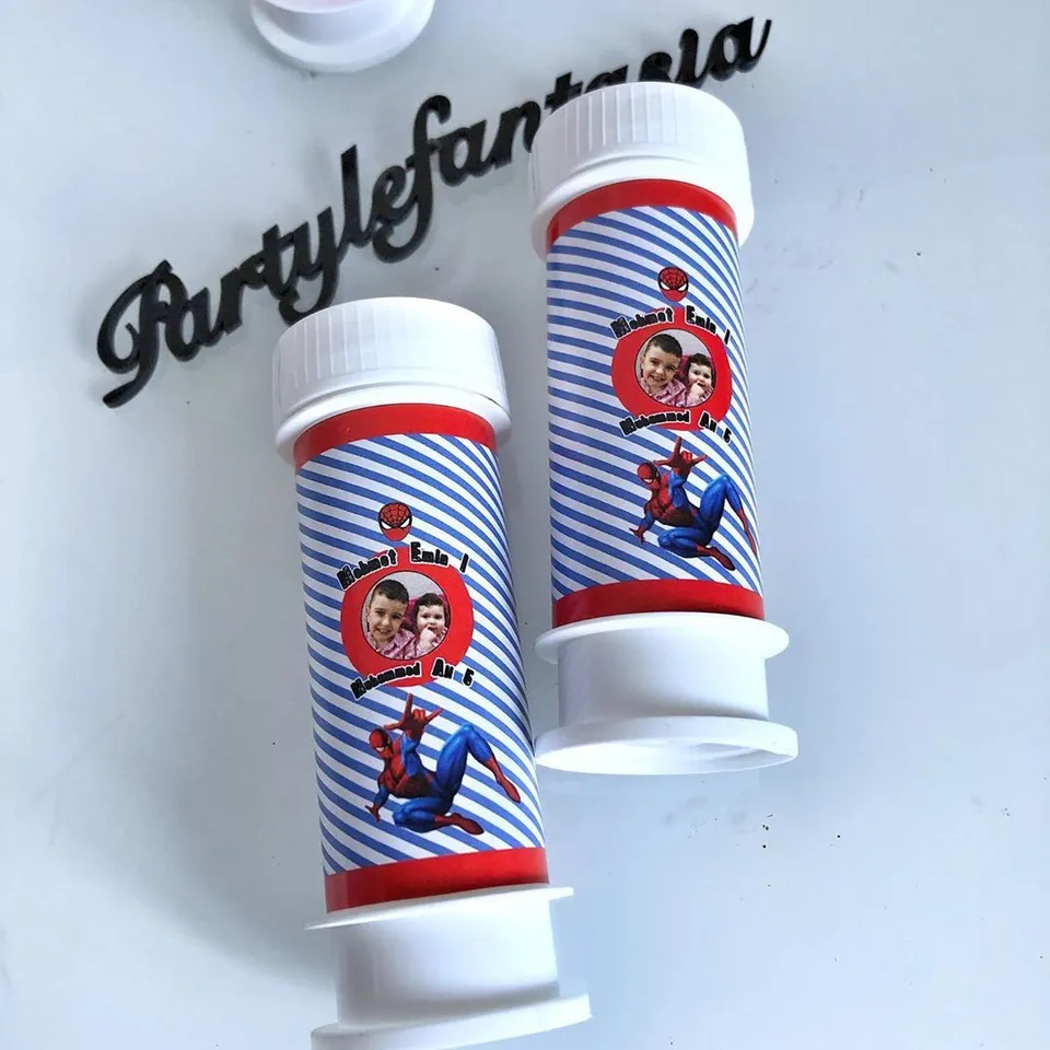 13- The bubbles fly in the air for spiderman birthday party ideas! — photo inspiration