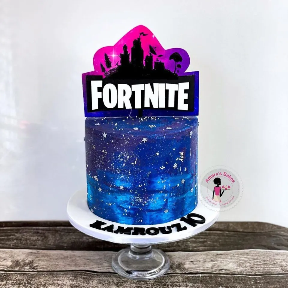 Fortnite Birthday Cake — photo inspiration