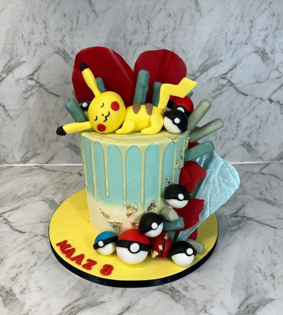 20. Sleeping Pikachu Cake — photo inspiration