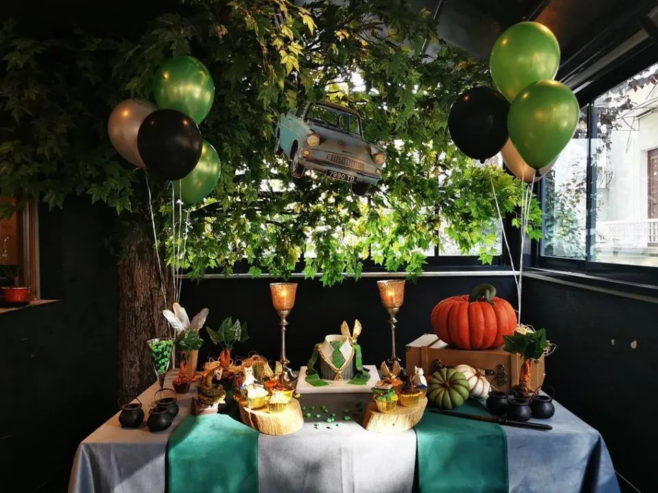 3. Forest and Pumpkin Theme — photo inspiration