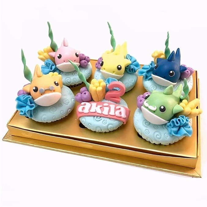 baby shark birthday cake