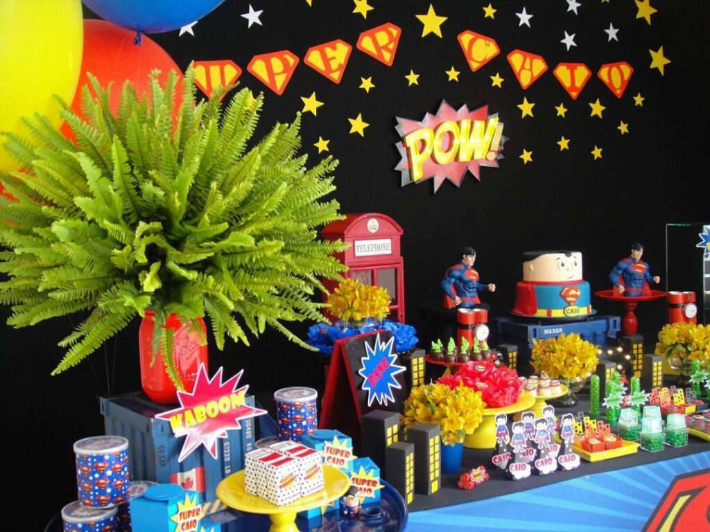 superman birthday party ideas