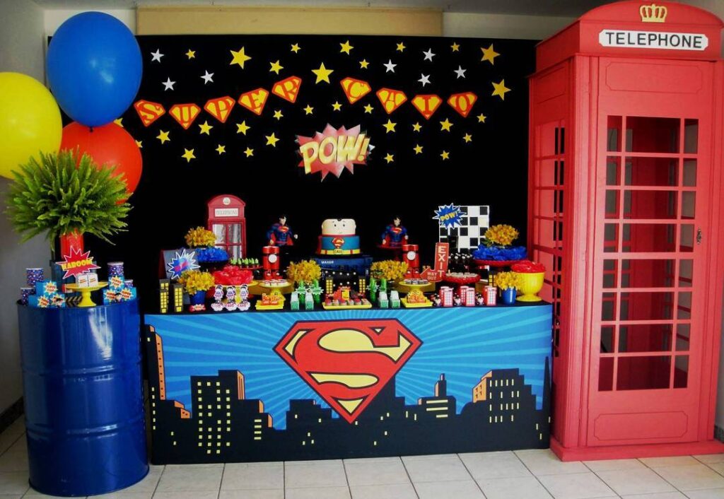 superman birthday party ideas