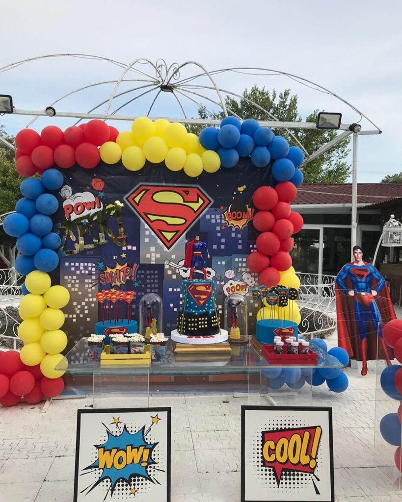 superman birthday party ideas