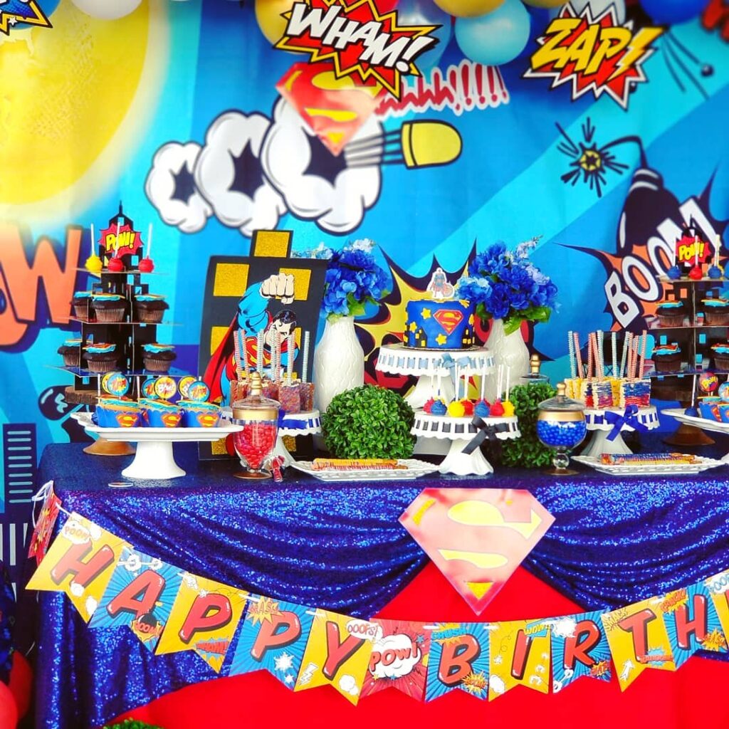 superman birthday party ideas