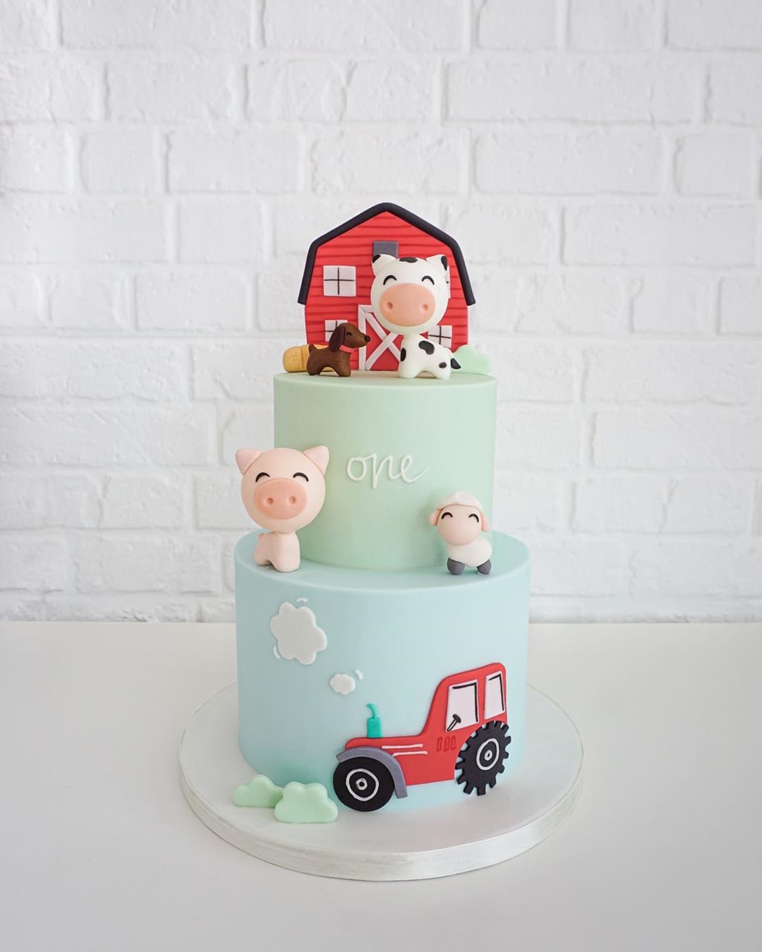 1st baby boy birthday party cake