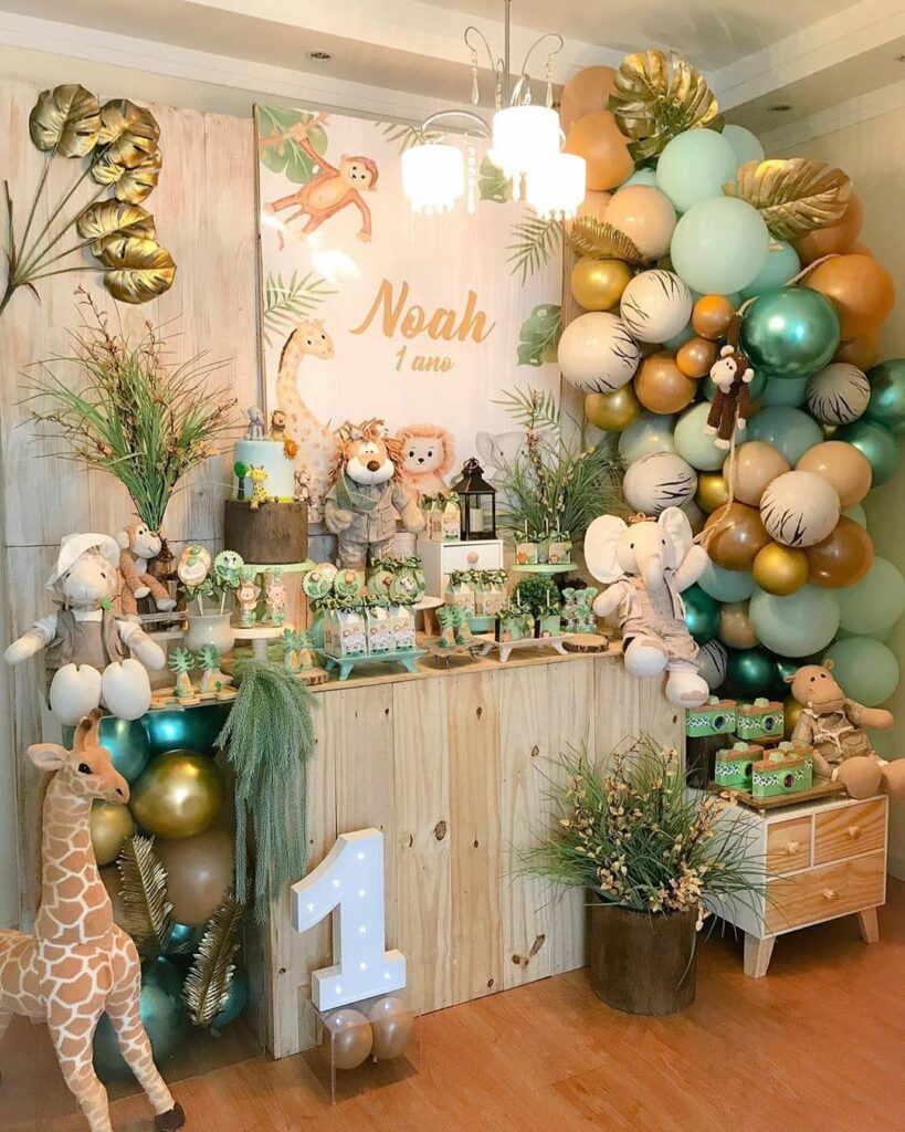 safari jungle birthday party ideas