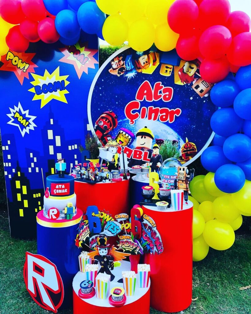 roblox birthday party ideas