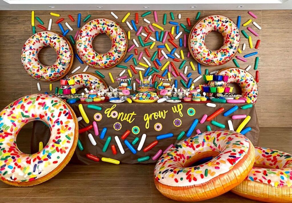 donut birthday party ideas