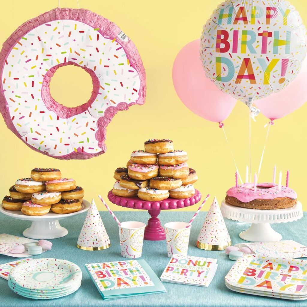 donut birthday party ideas