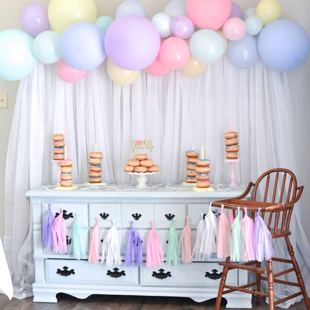 donut birthday party ideas