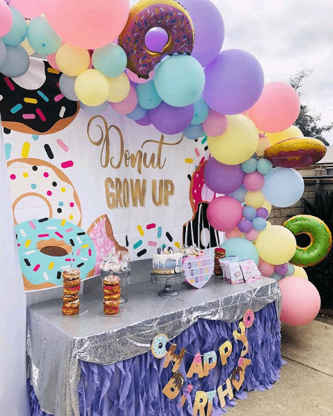 donut birthday party ideas