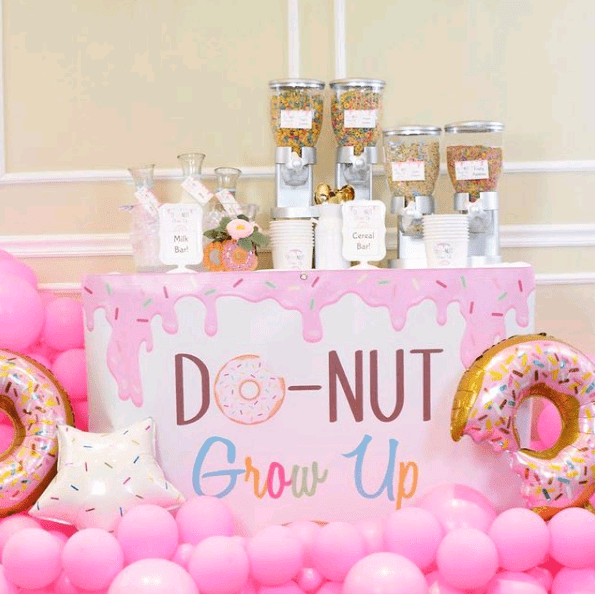 donut birthday party ideas