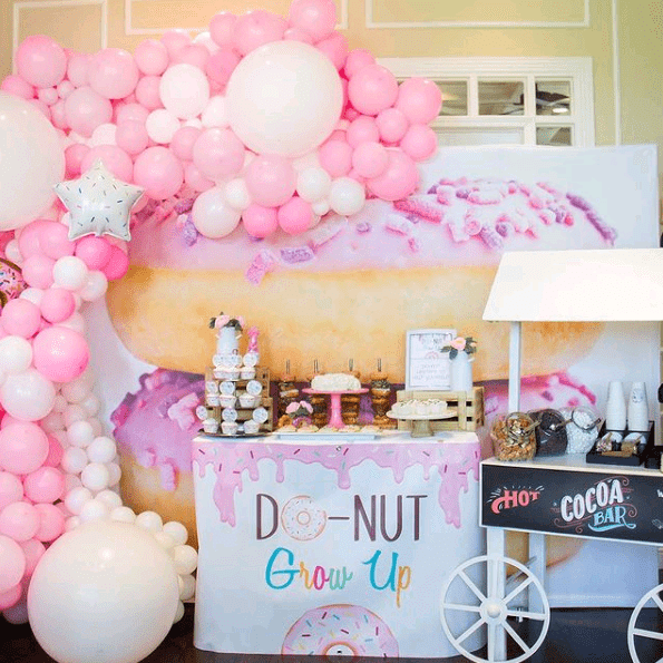 donut birthday party ideas