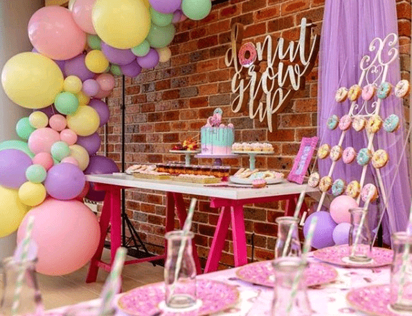 donut birthday party ideas