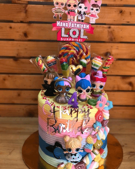 Lol suprise birthday cake Lol suprise birthday cake