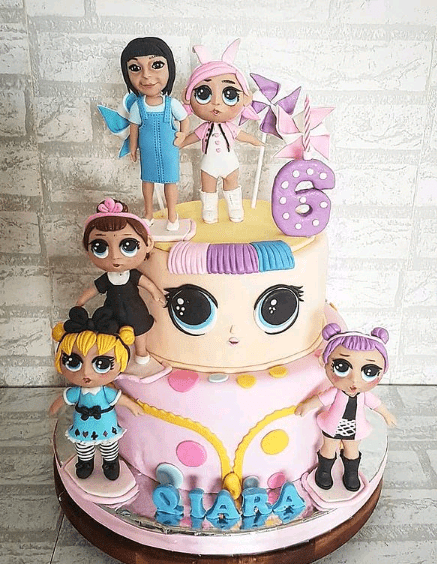 Lol suprise birthday cake Lol suprise birthday cake