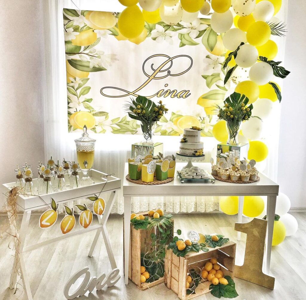 Lemon Birthday Party Lemon Birthday Party