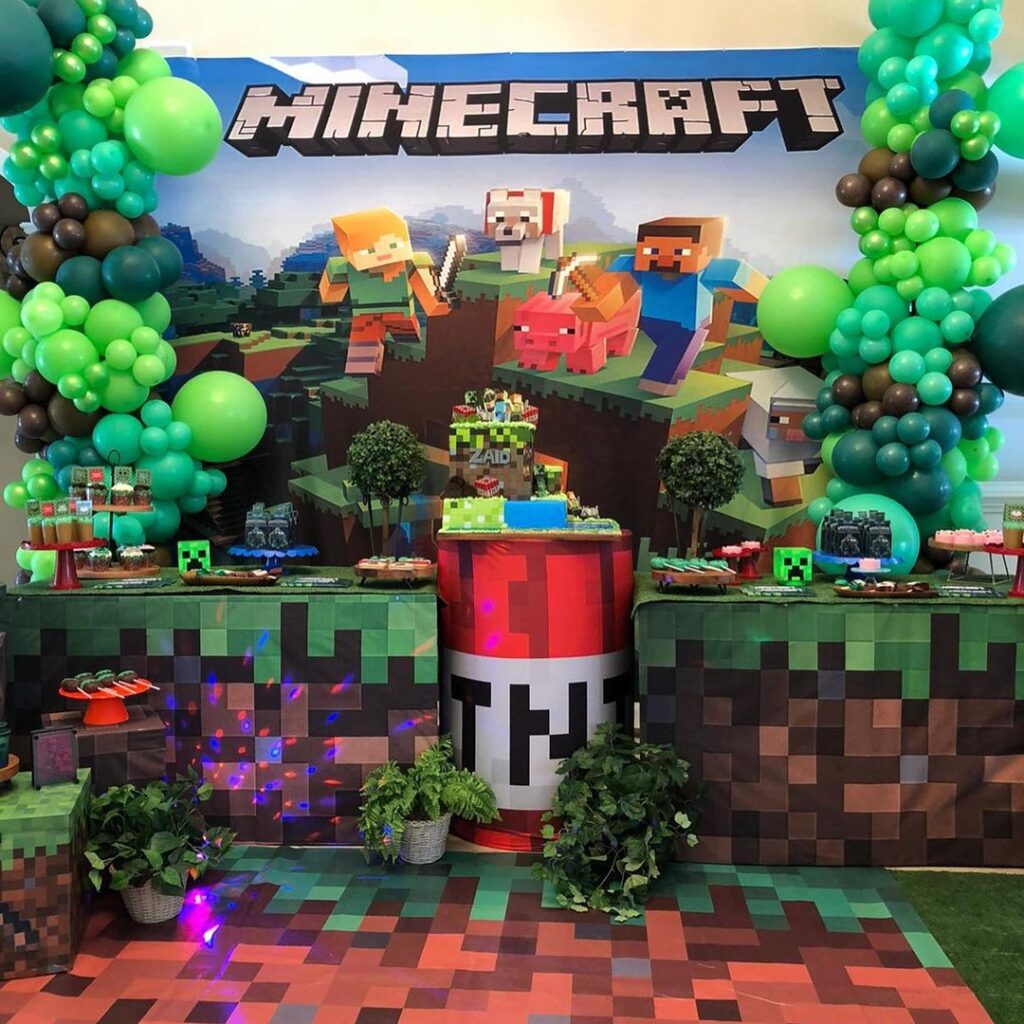 minecraft birthday party minecraft party ideas