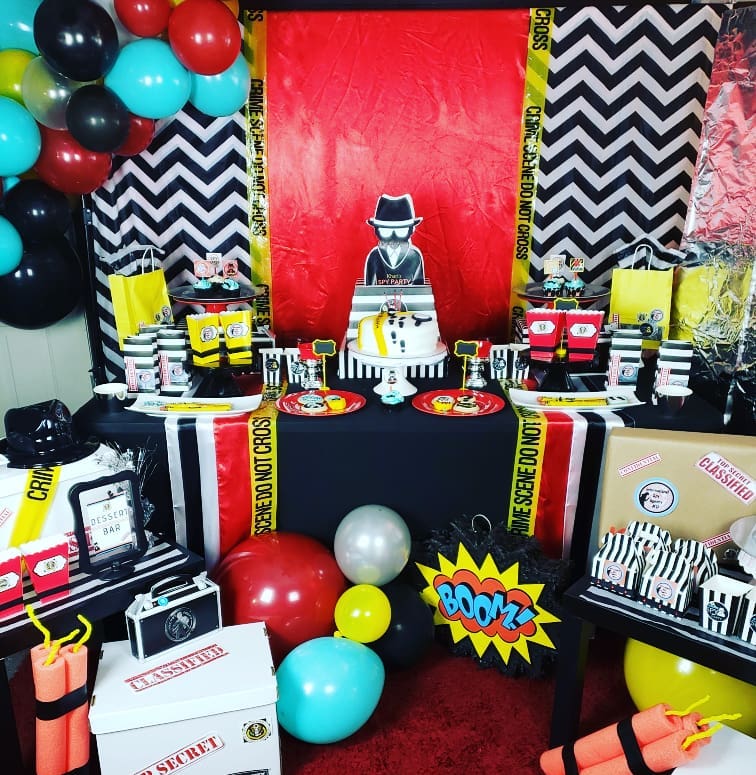 spy birthday party ideas