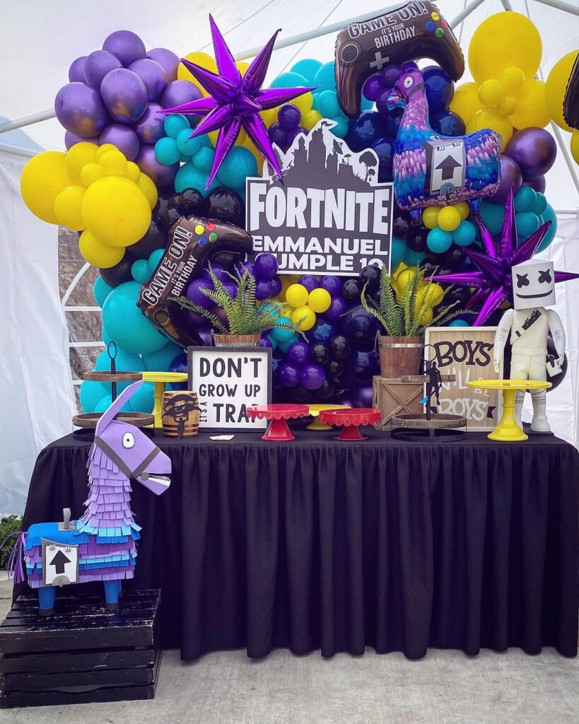 fortnite birthday party ideas