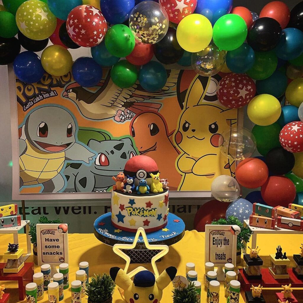 pokemon birthday party ideas