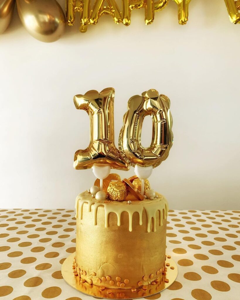 golden birthday cake golden birthday cake