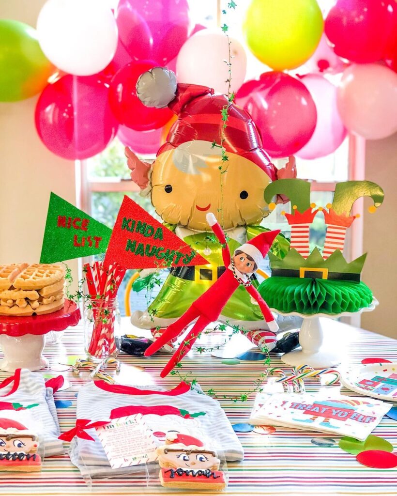 elf on the shelf birthday party ideas