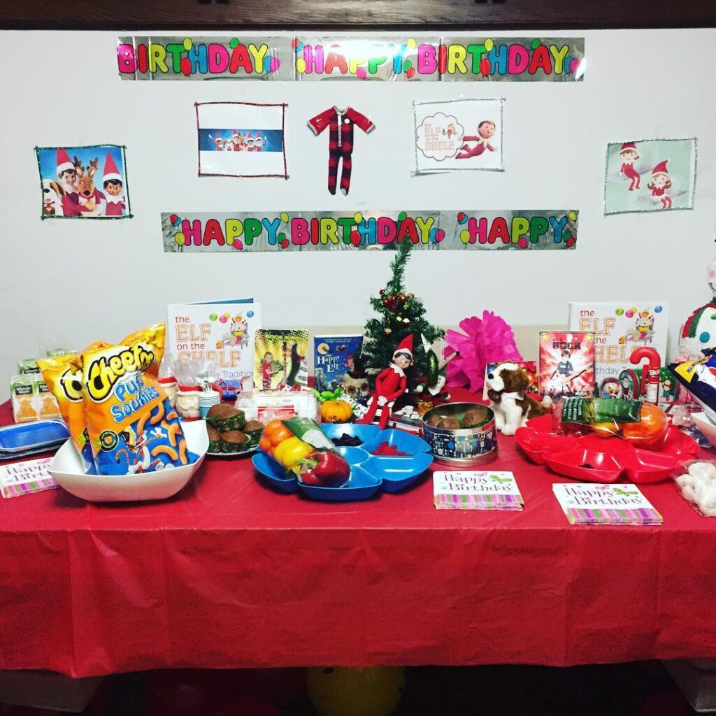 elf on the shelf birthday party ideas