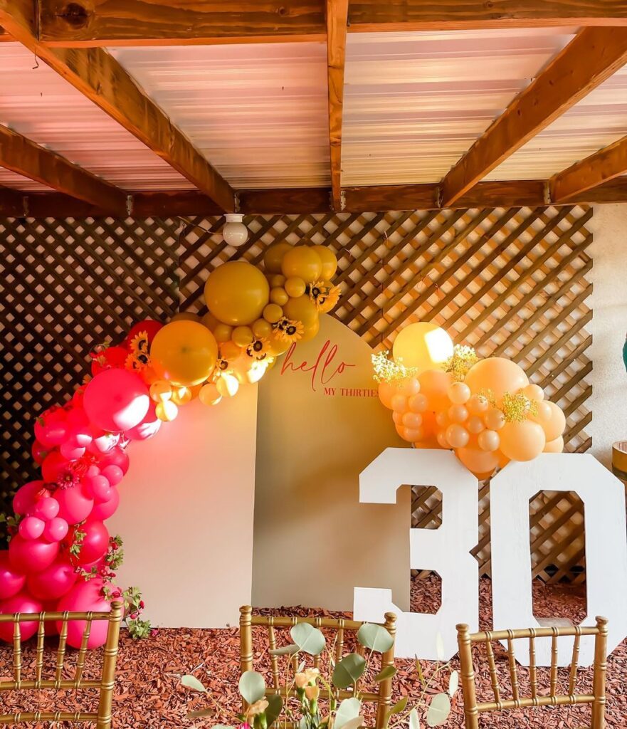 30th birthday party ideas