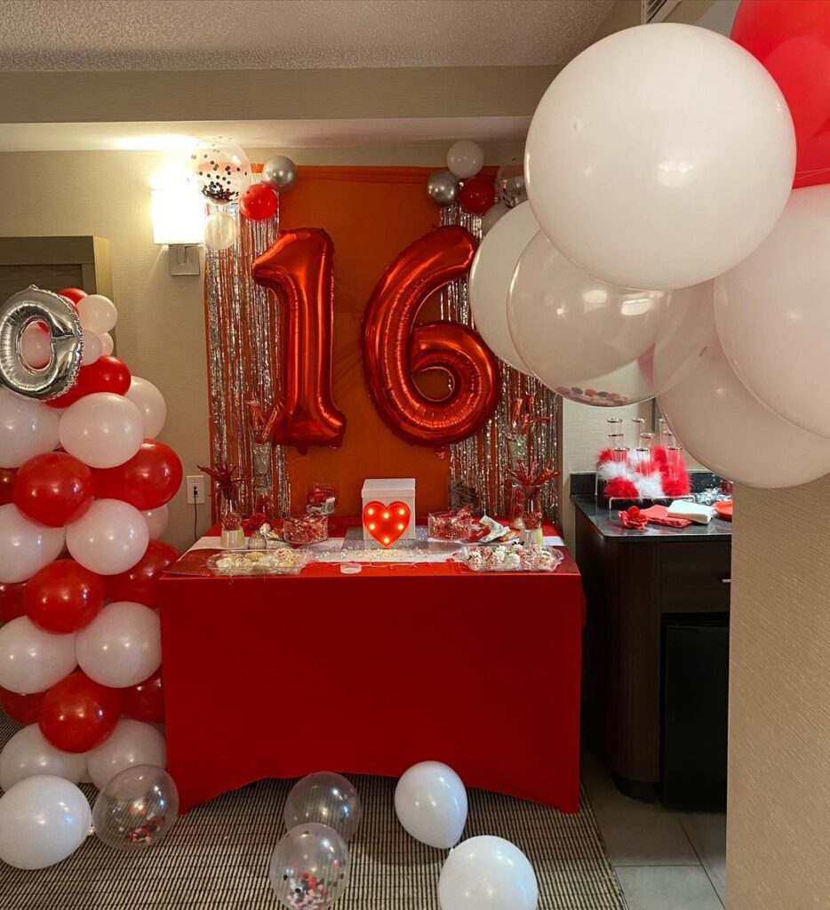 16th birthday party ideas