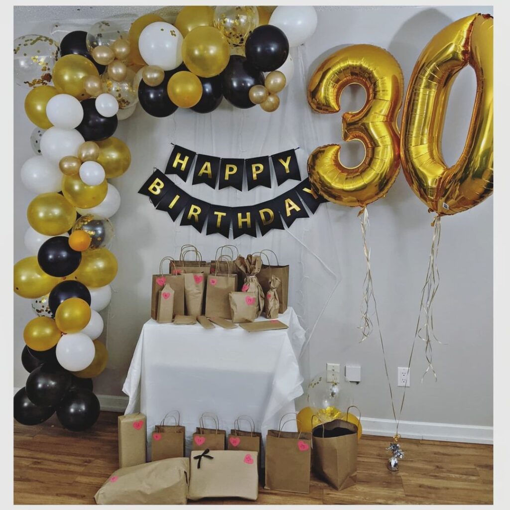 30th birthday party ideas